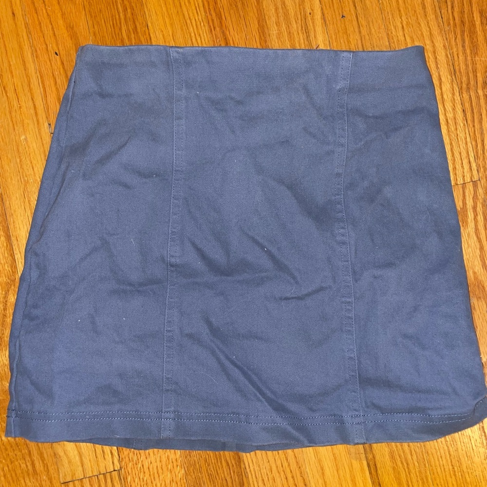 Blue Mini Skirt